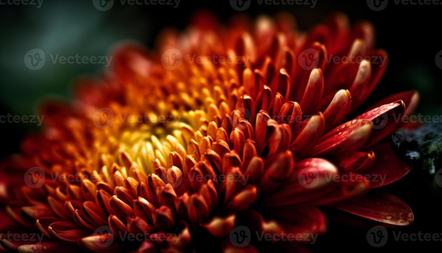 Vibrant bouquet of chrysanthemums and dahlias in formal garden generated by AI 24748669 Stock