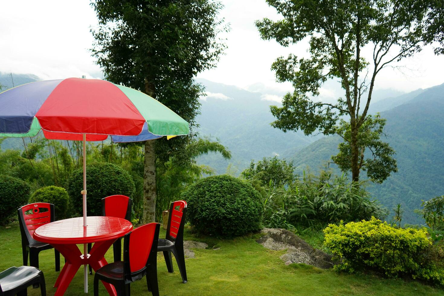 Spending time at Offbeat Village of Himalayan Mountain Range Lungchok at East Sikkim photo