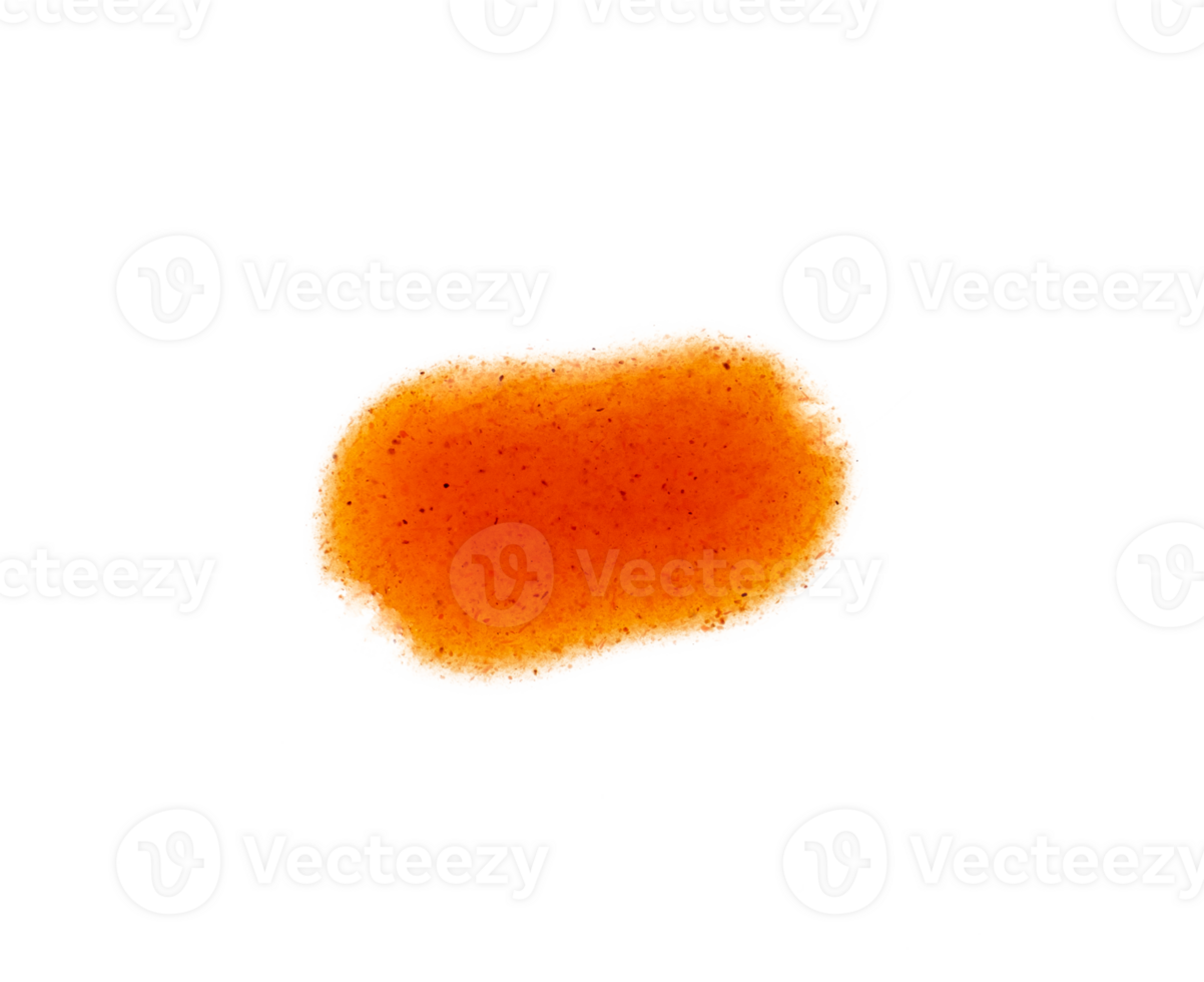 orange varm sås isolerat. mat design element png