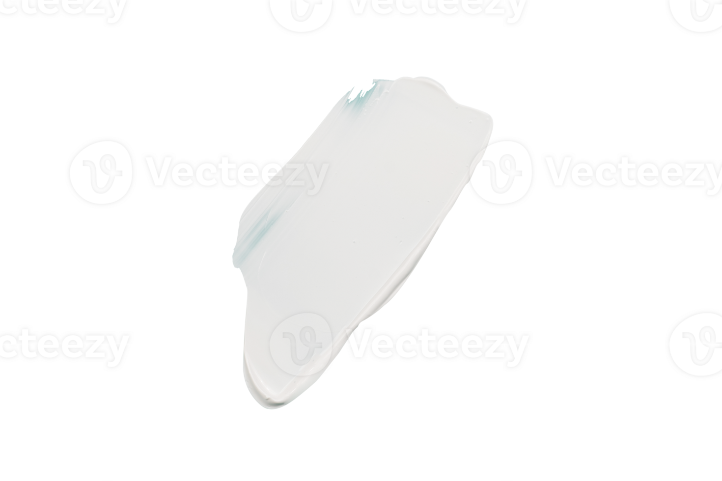 White color swatch isolated. Minimalist cosmetic design element png