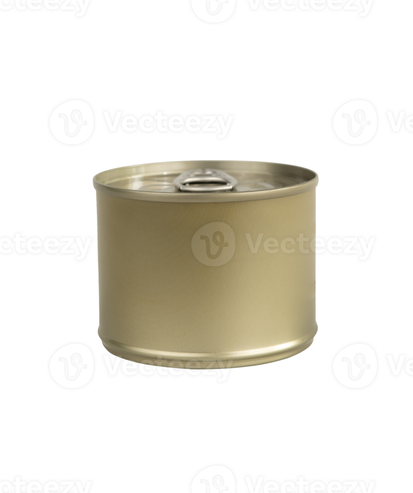 tin can isolated mockup png