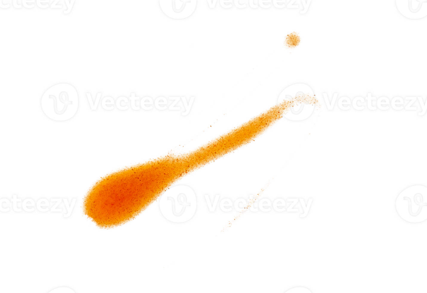 varm sås stänka ner isolerat. mat design element png