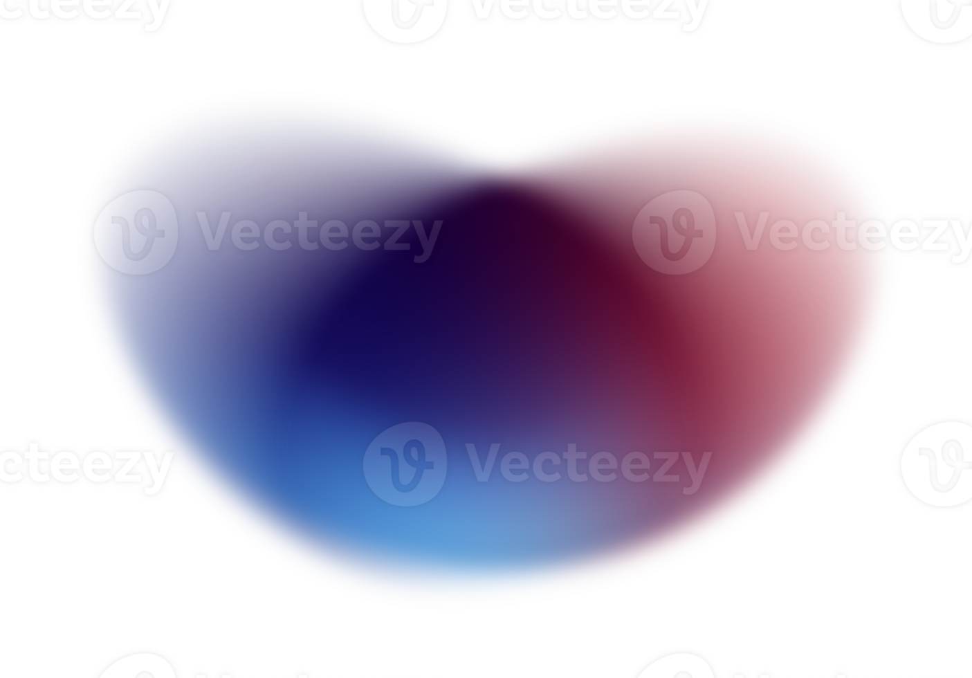 Abstract blurry gradient shape element png