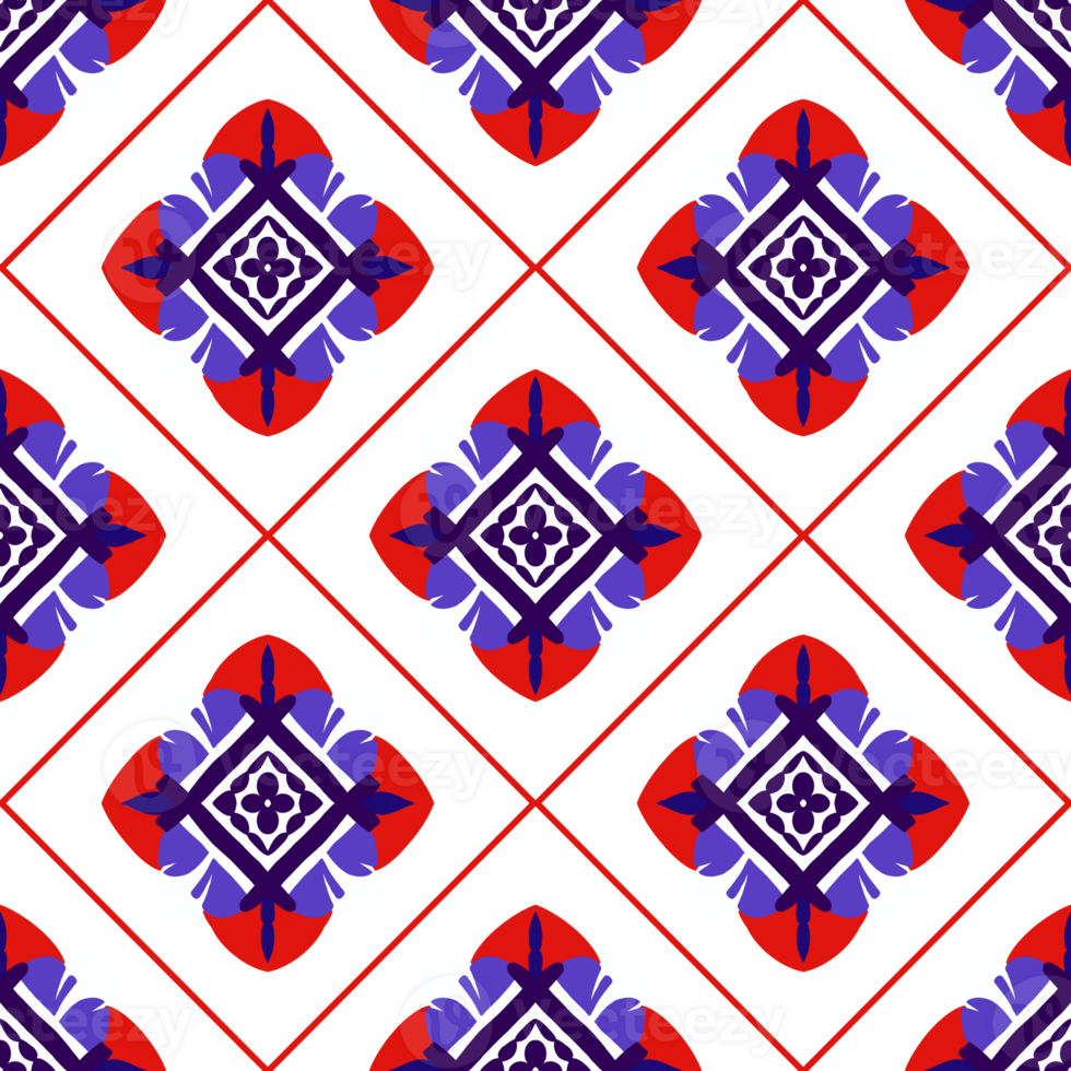 Seamless pattern retro vintage style 90 boho batik pattern tribal ethnic seamless. png