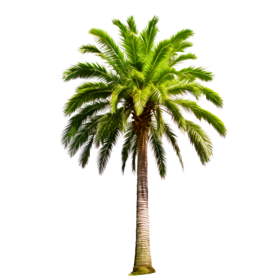 ai generato palma albero fotografie per decorazione sfondo o scena png