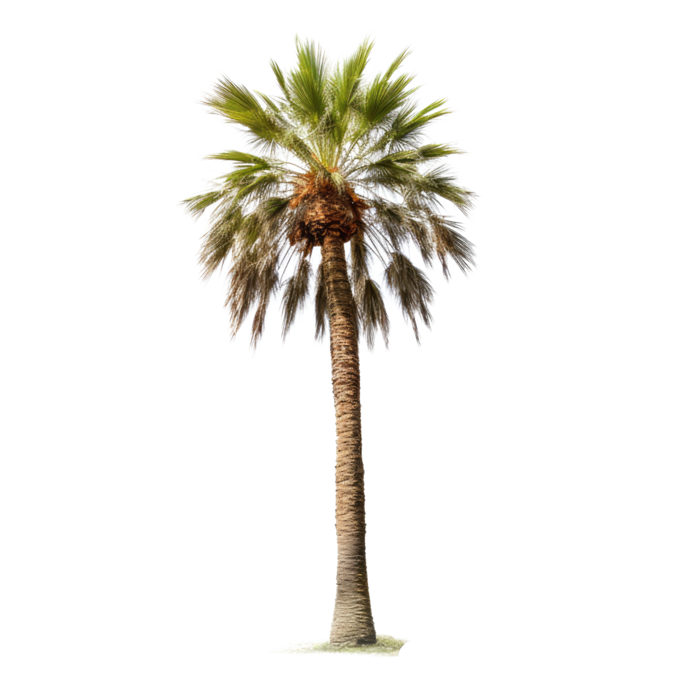 ai gegenereerd palm boom foto's voor decoratie achtergrond of tafereel png