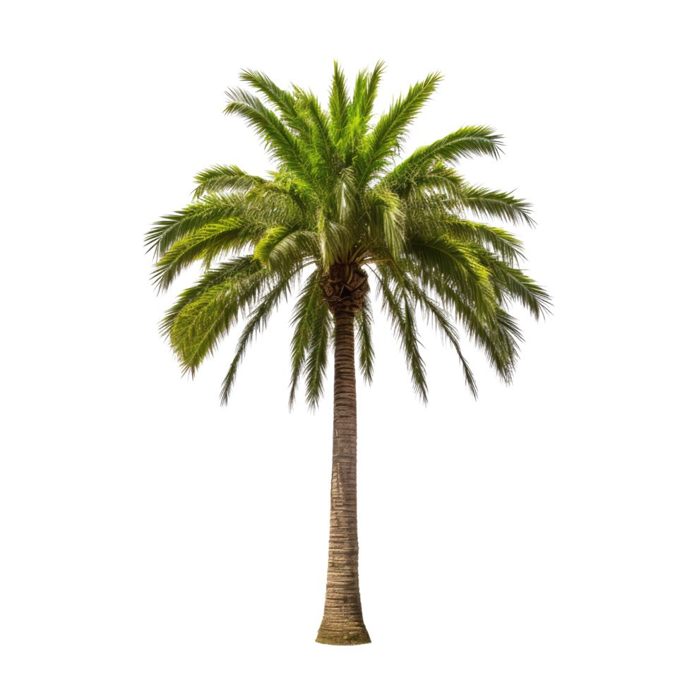 ai generiert Palme Baum Fotos zum Dekoration Hintergrund oder Szene png