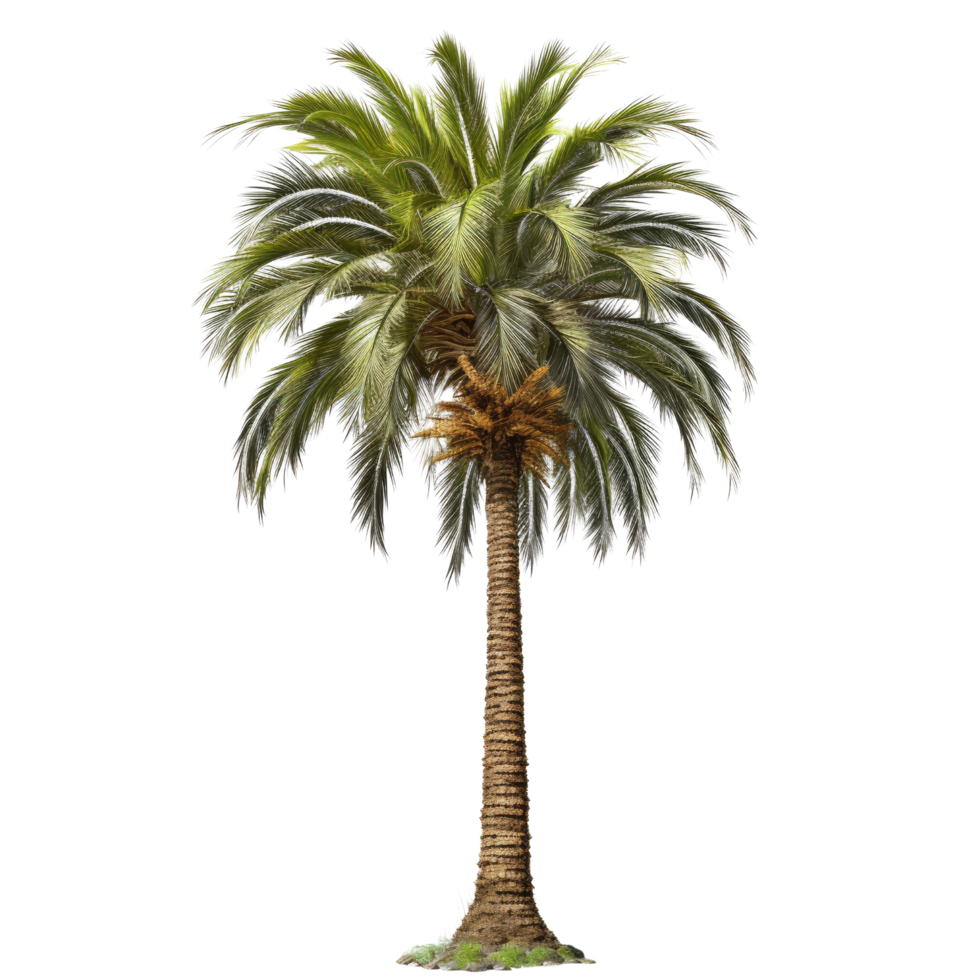 palm tree photos for decoration background or scene png