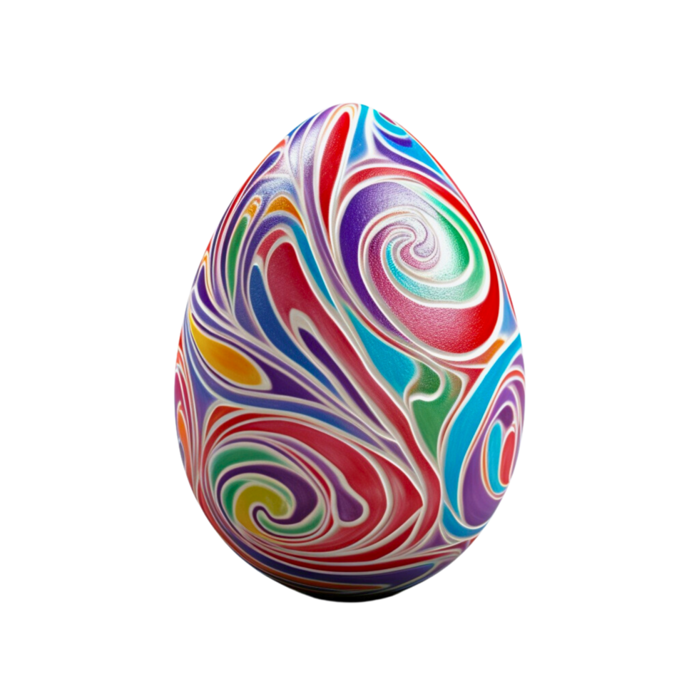 ai generato Pasqua uovo isolato png