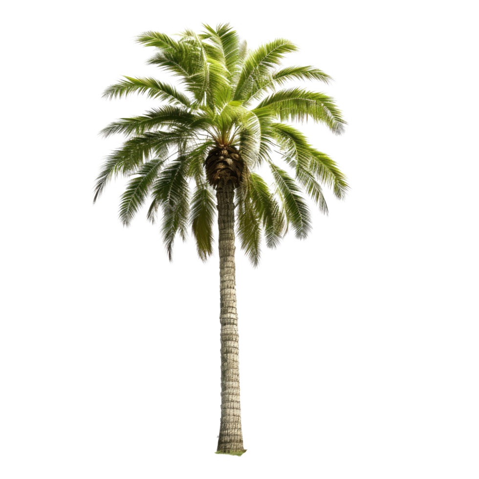 ai gegenereerd palm boom foto's voor decoratie achtergrond of tafereel png