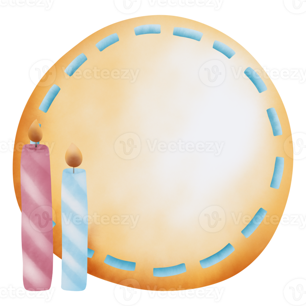Happy birthday paper note png