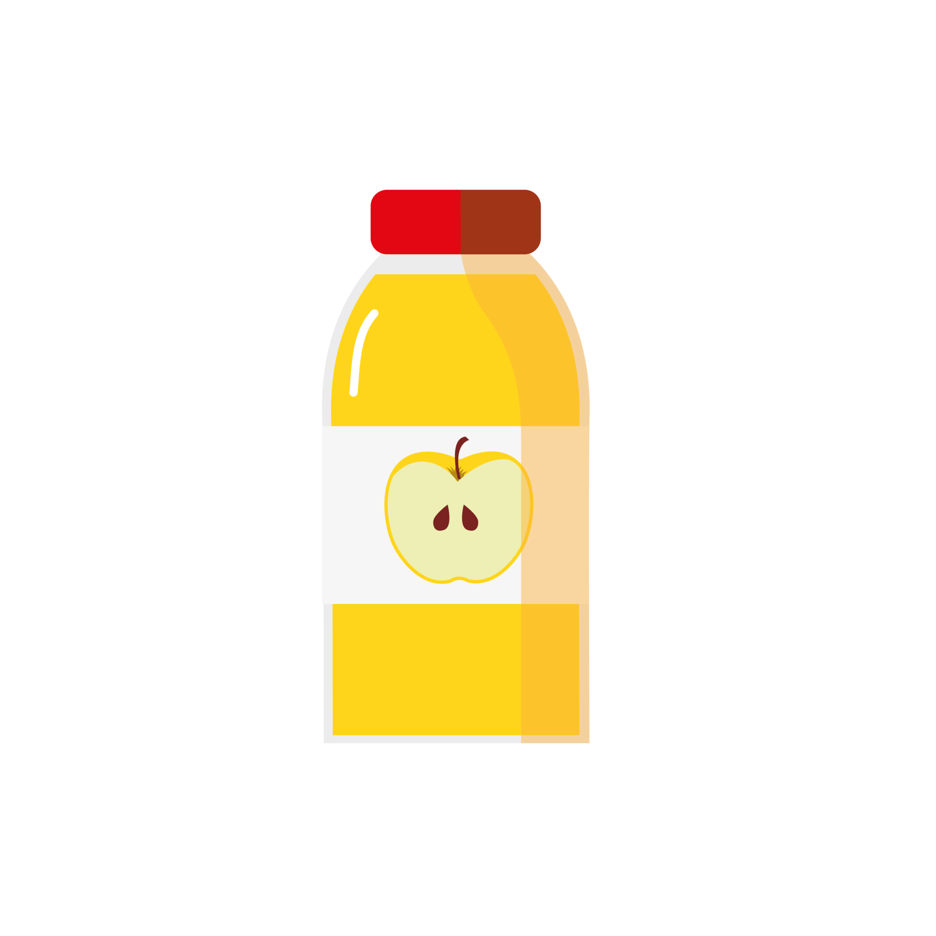Juice icon. Apple juice bottle icon isolated 24750982 PNG