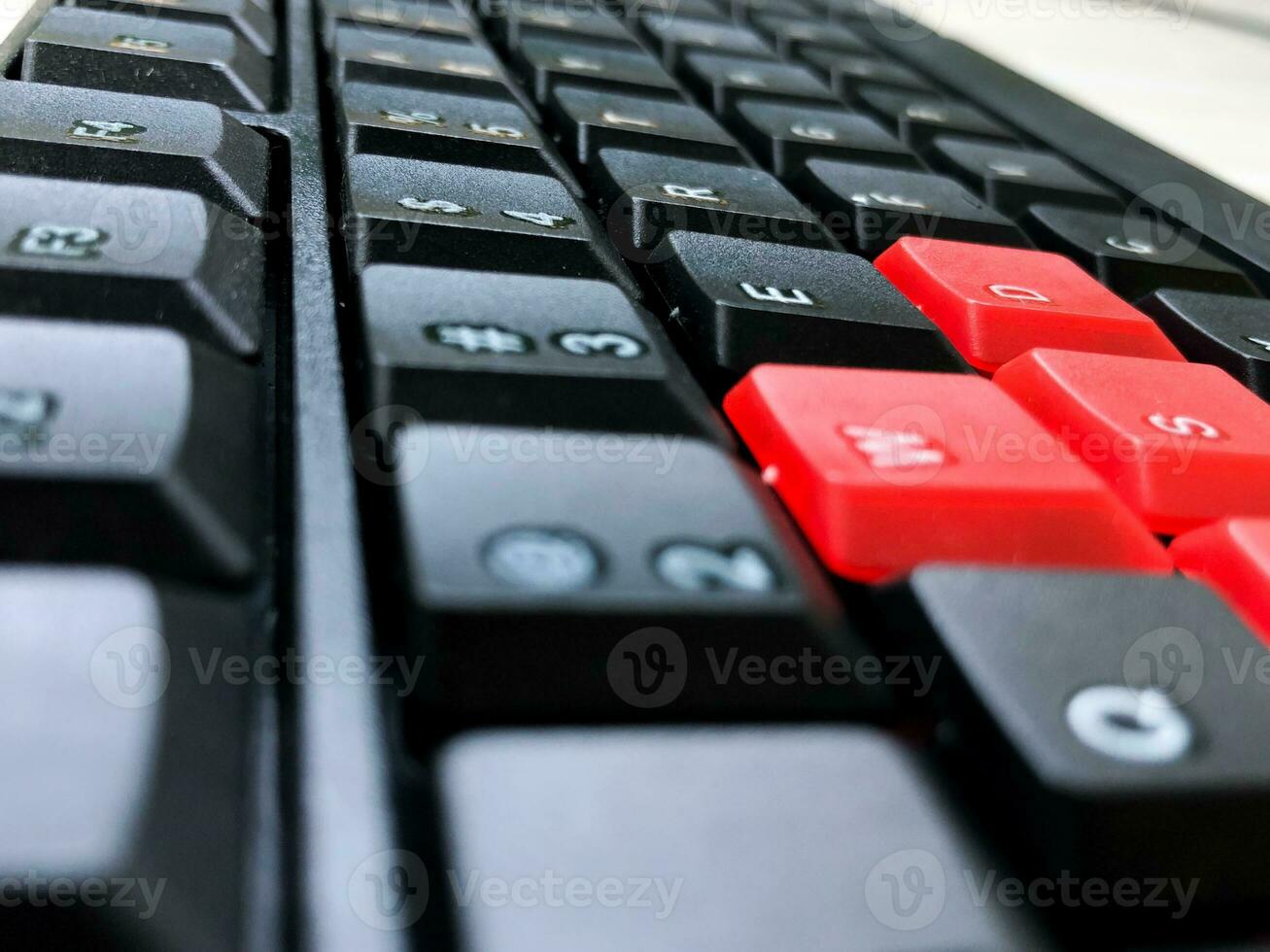 Keyboard computer background. Abstract technology concept photo