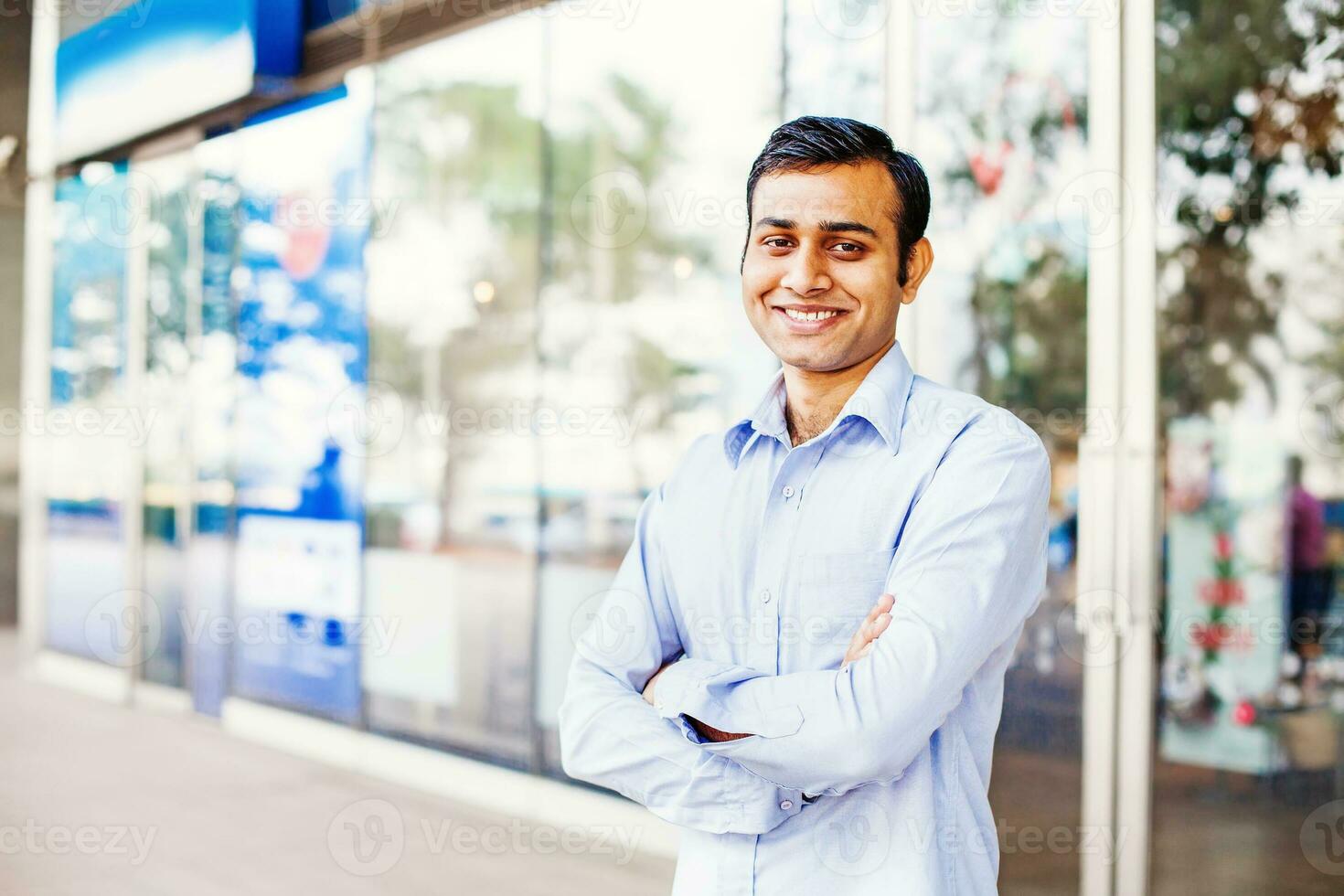Powerful Indian businessman photo