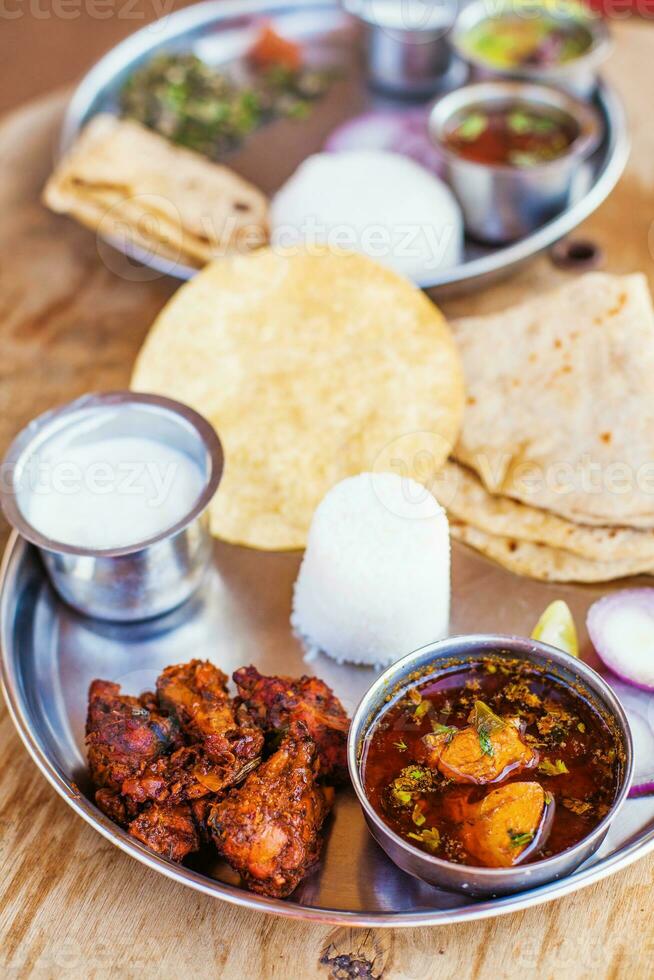 Delicious Indian food photo