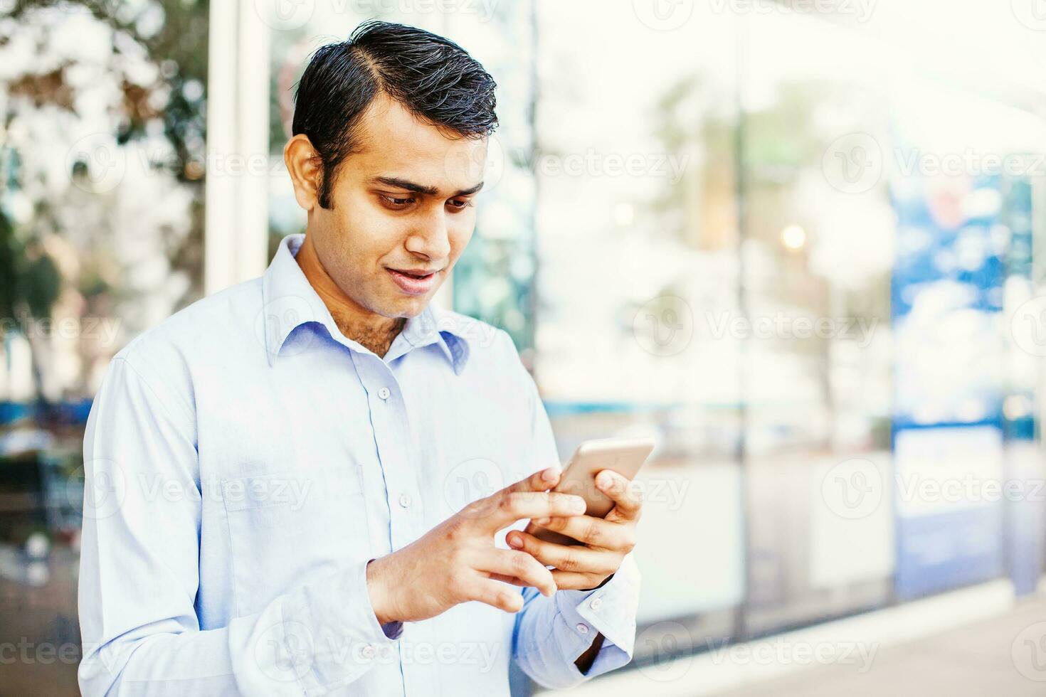 Powerful Indian businessman photo