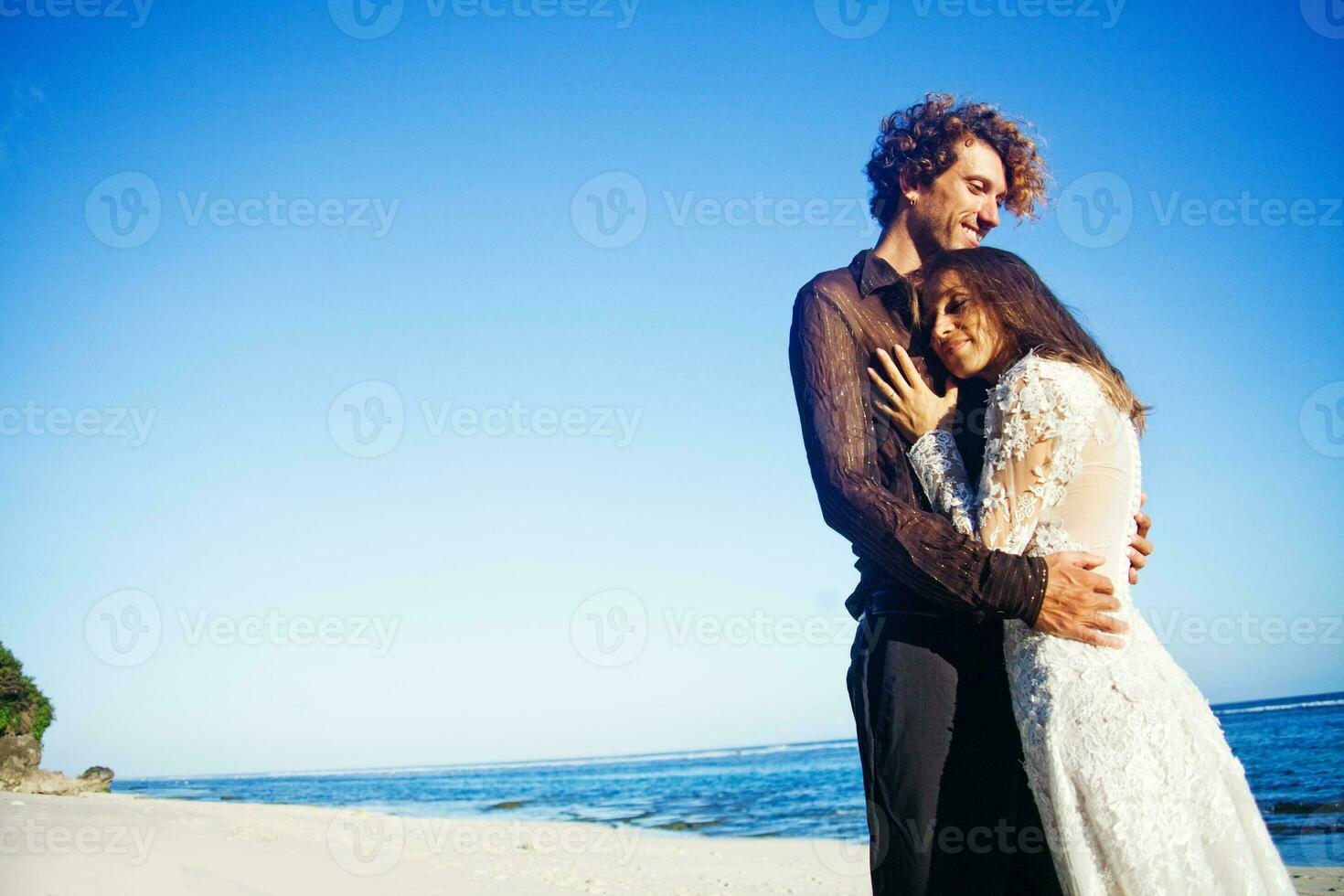 wedding on a beach photo