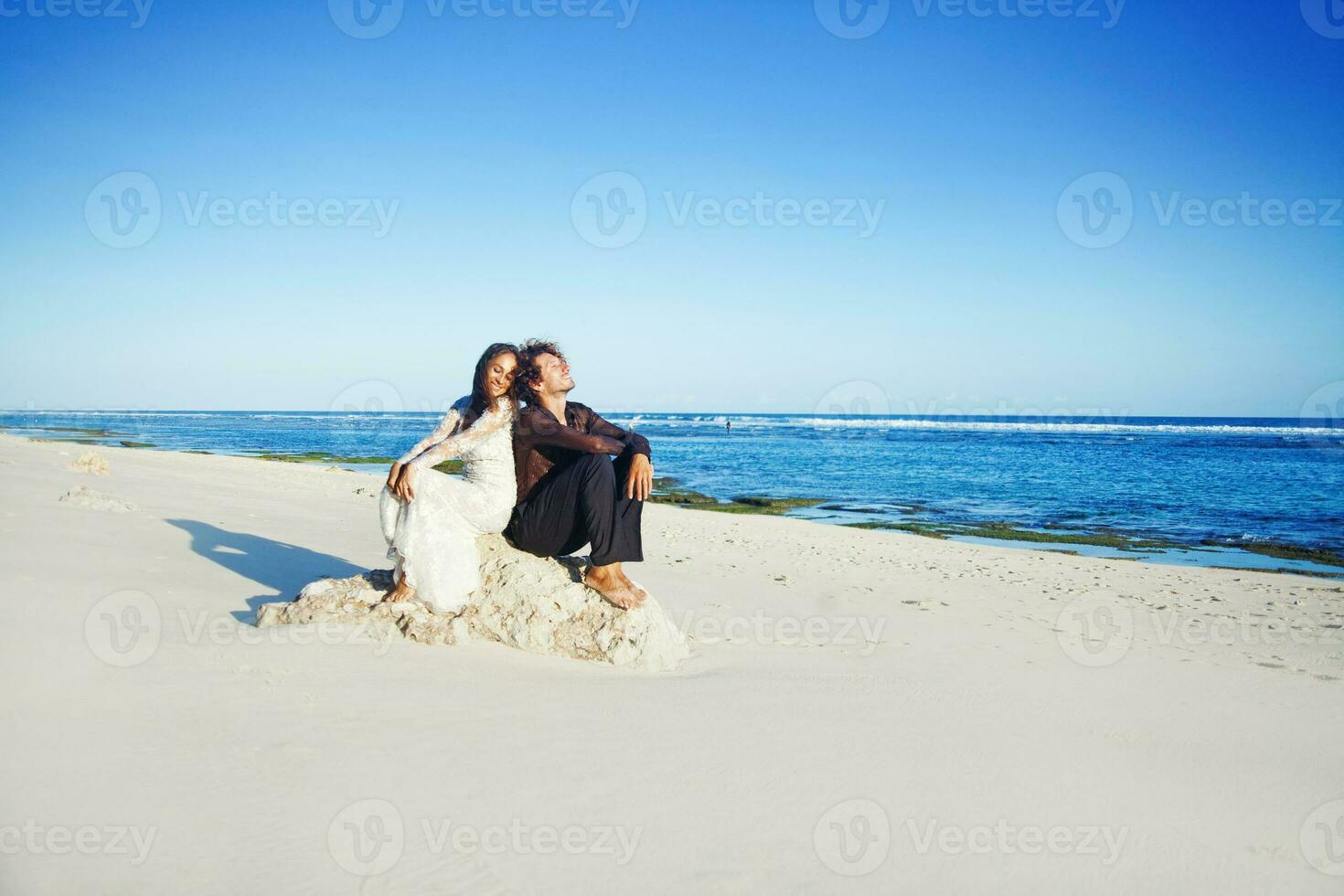 wedding on a beach photo