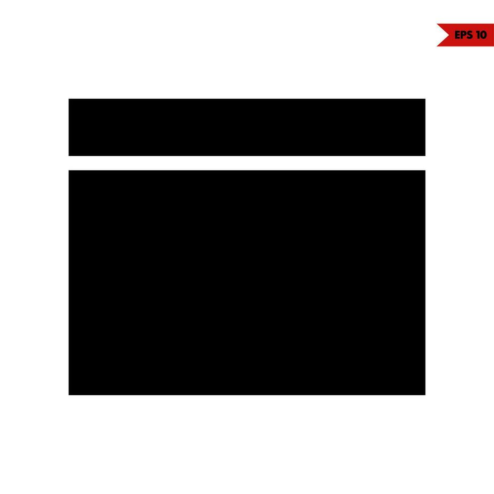 folder glyph icon vector