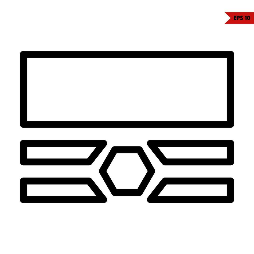 data line icon vector