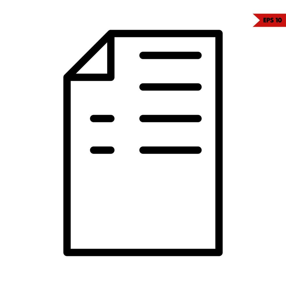 file line icon 24755569 Vector Art at Vecteezy