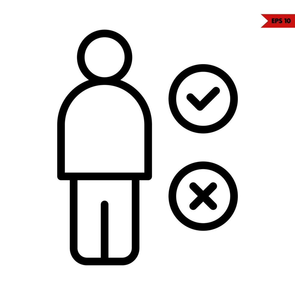 person line icon 24755597 Vector Art at Vecteezy