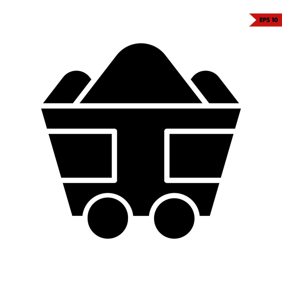 sand in wheel glyph icon vector