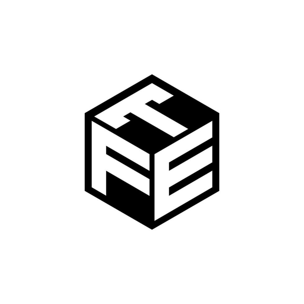 FET letter logo design in illustration. Vector logo, calligraphy designs for logo, Poster, Invitation, etc.