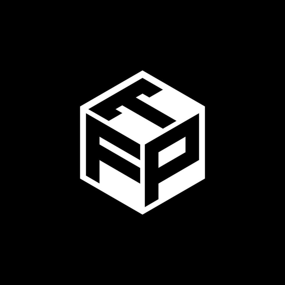 FPT letter logo design in illustration. Vector logo, calligraphy designs for logo, Poster, Invitation, etc.