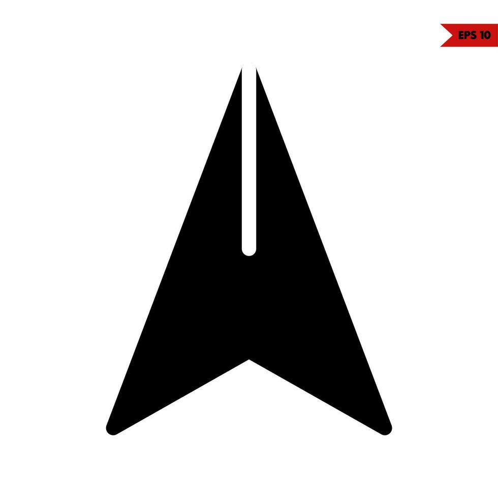 cursor glyph icon vector