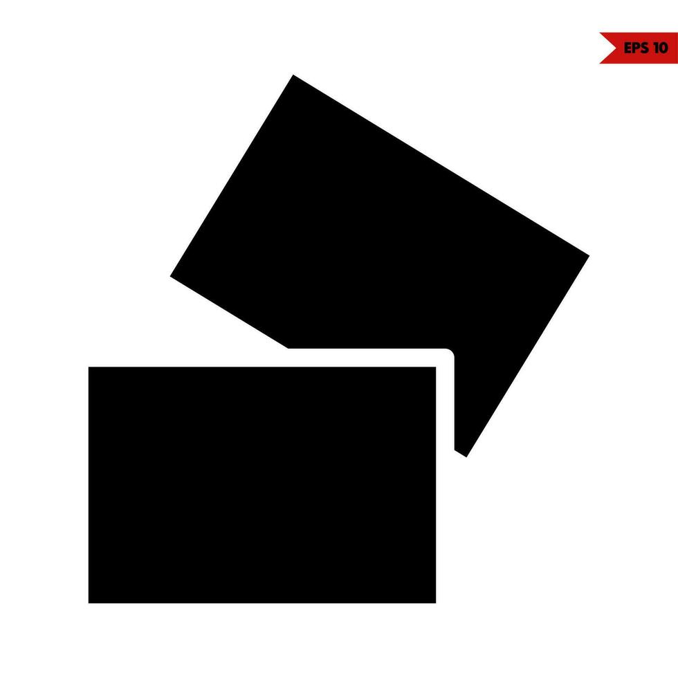 box glyph icon vector