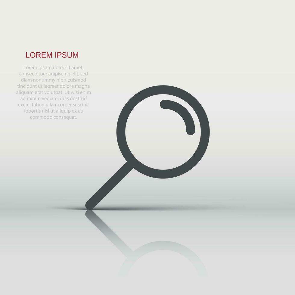 Magnifying glass icon seamless pattern background. Business