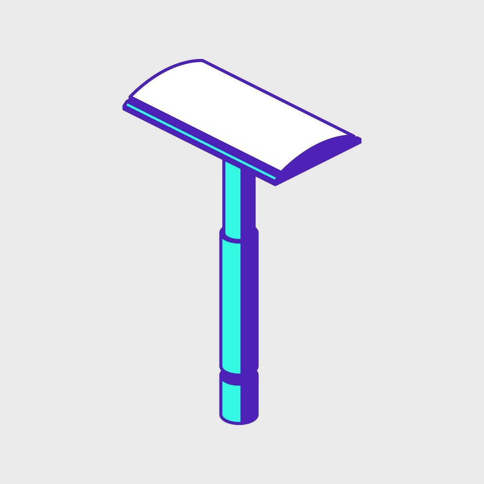 Safety Razor isometric vector illustration