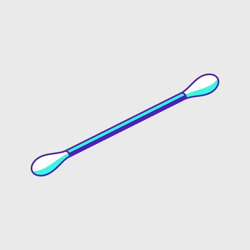 Cotton Bud isometric vector illustration