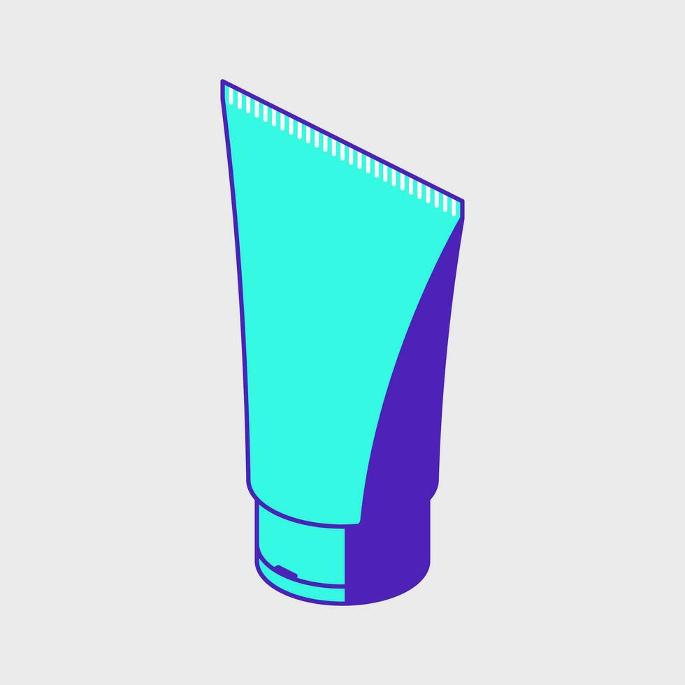 Face wash isometric vector illustration