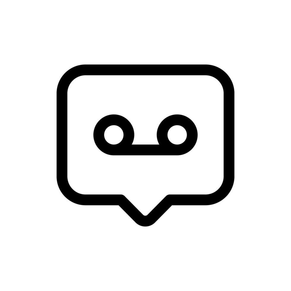 Simple Voice Note icon. The icon can be used for websites, print templates, presentation templates, illustrations, etc vector