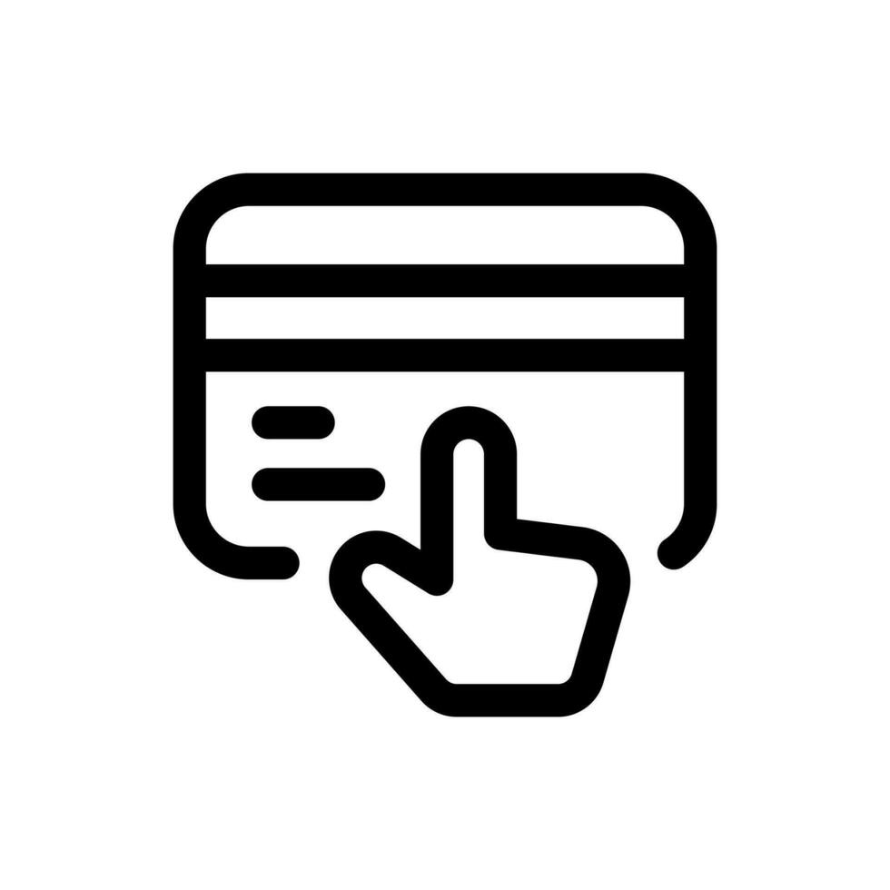 Simple Online Payment icon. The icon can be used for websites, print templates, presentation templates, illustrations, etc vector