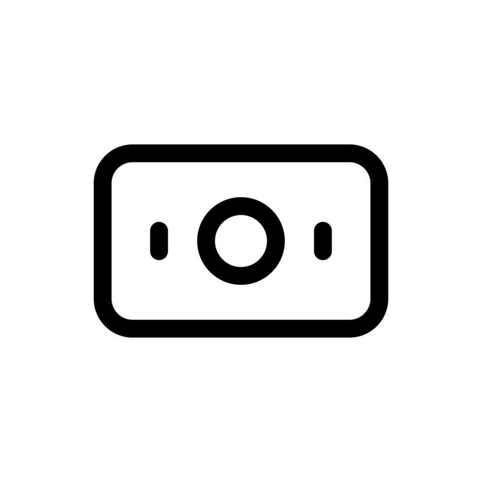 Simple Money icon. The icon can be used for websites, print templates, presentation templates, illustrations, etc vector
