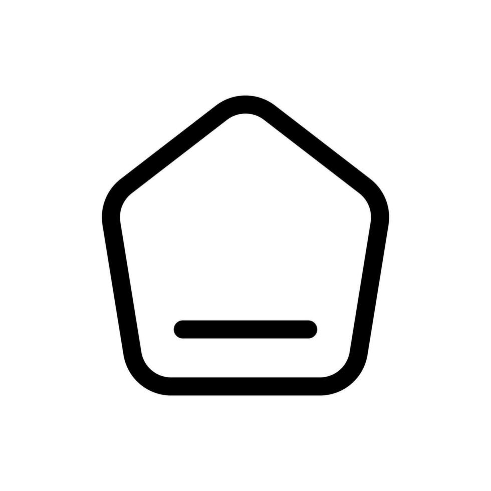 Simple Home icon. The icon can be used for websites, print templates, presentation templates, illustrations, etc vector