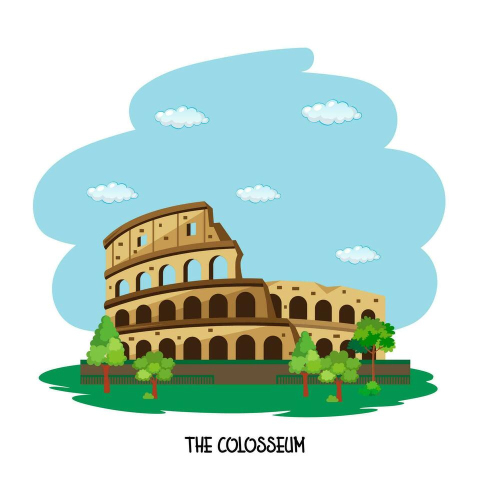 World remarkable landmarks, buildings and places vector