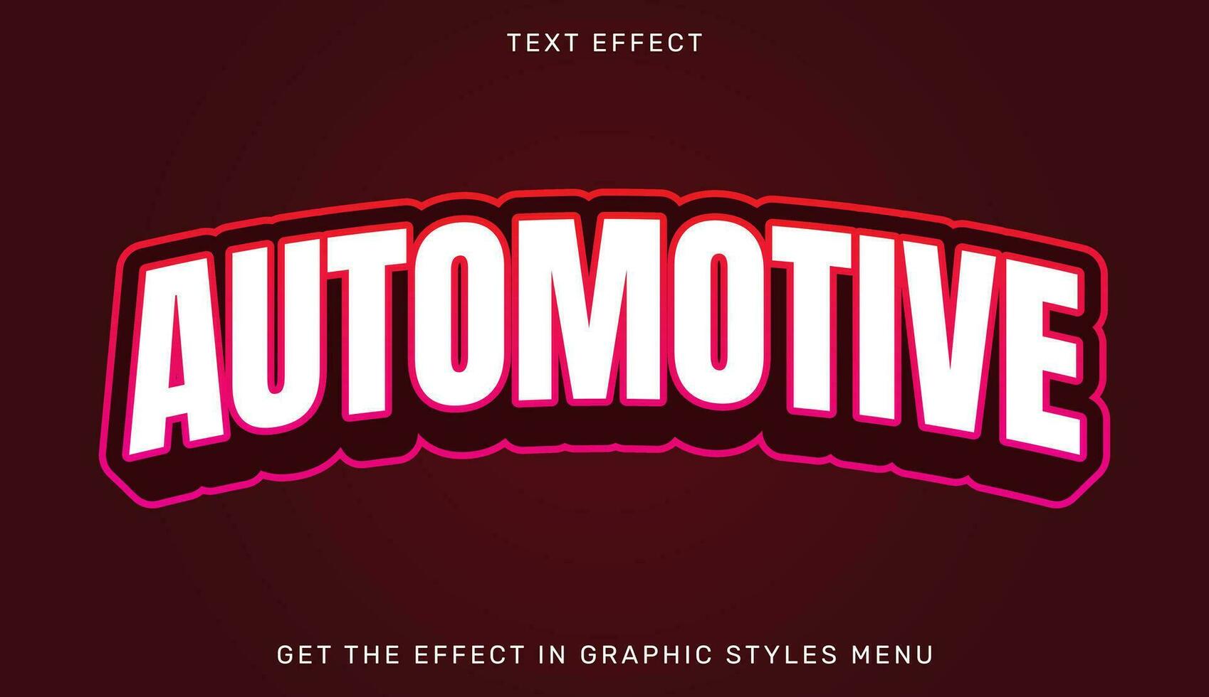 automotor editable texto efecto en 3d estilo. adecuado para marca o negocio logo vector