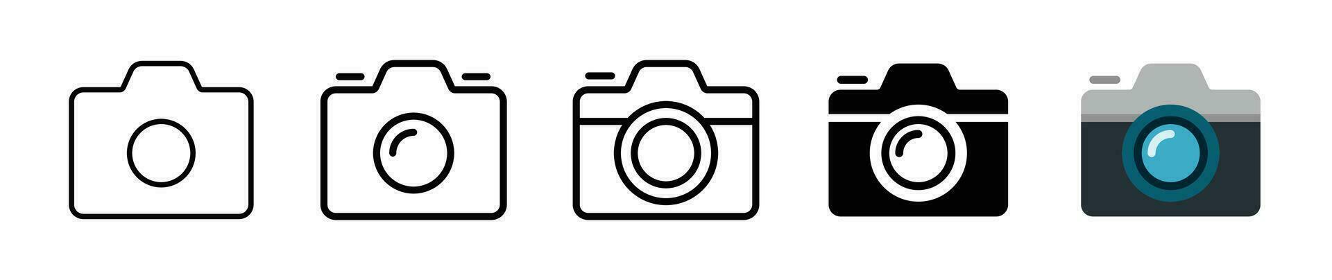 Camera icon set EPS10 - Vector. vector