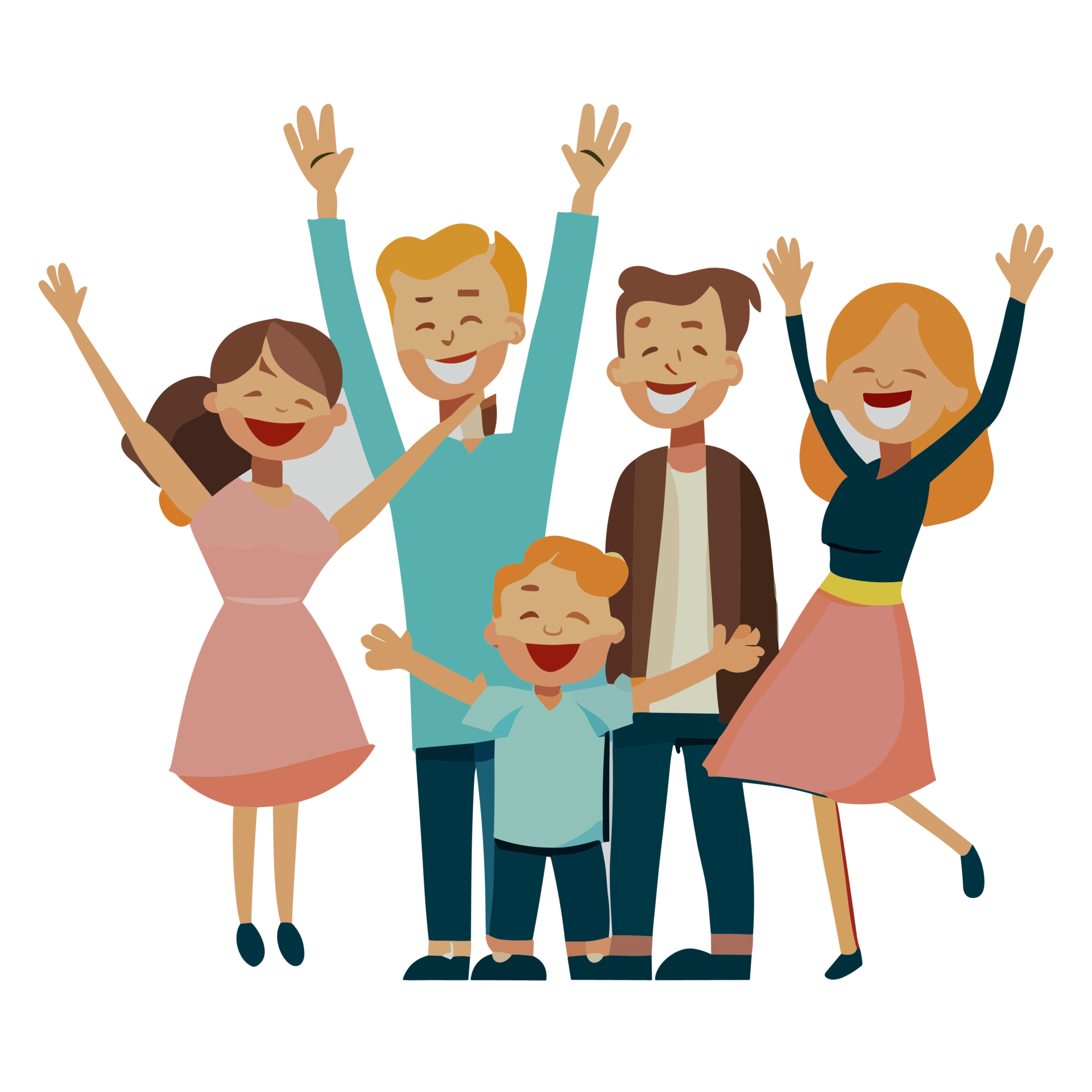 Happy family, parents, mom, dad and kid transparent background 24758517 PNG