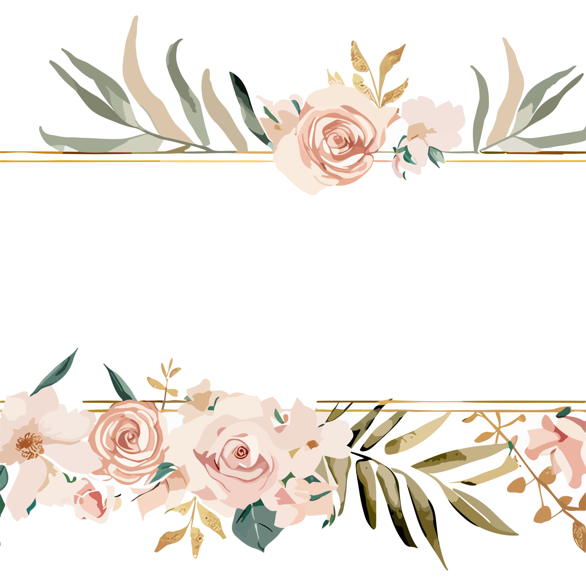 Flower border transparent background 24758656 PNG