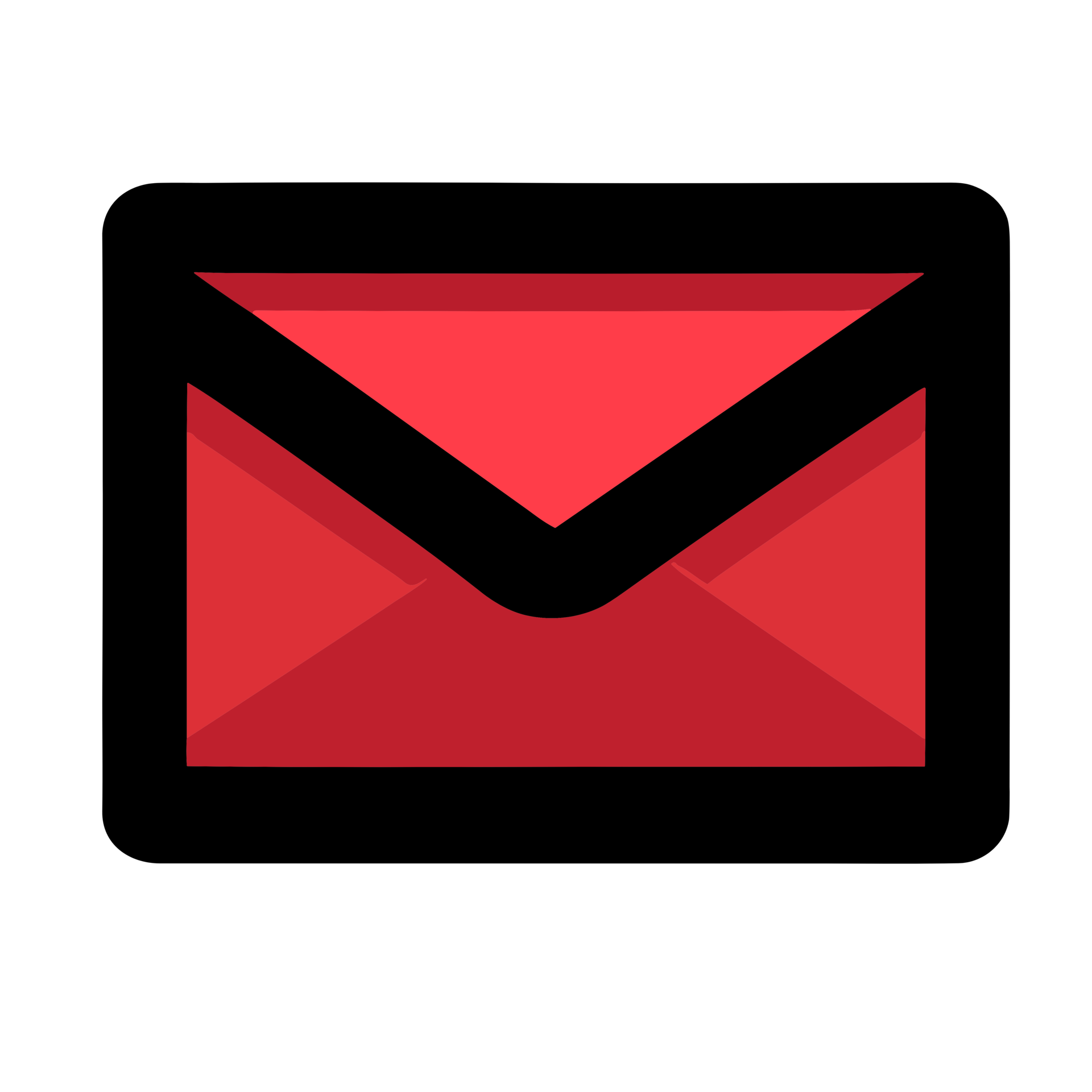 rojo correo electrónico, correo icono transparente antecedentes