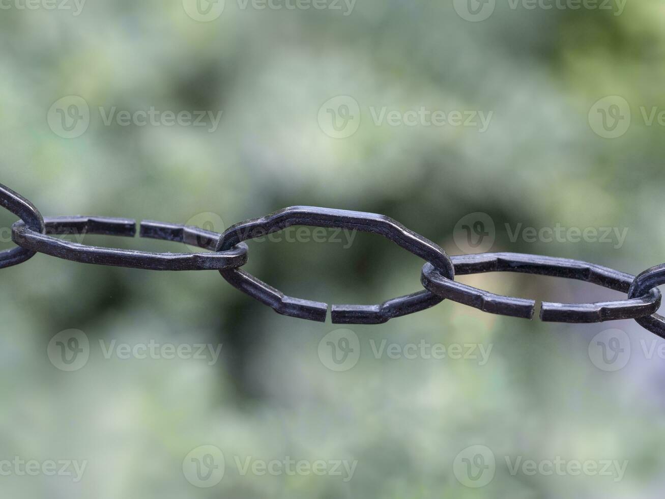 Rusty chain. Lock the chain. photo