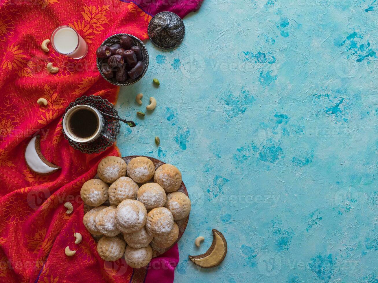 Arabic sweets, holiday cookies photo