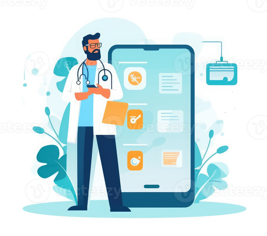 The design involves consultation with a physician . png
