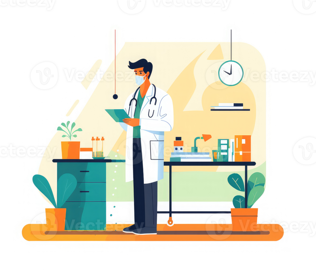 The design involves consultation with a physician . png