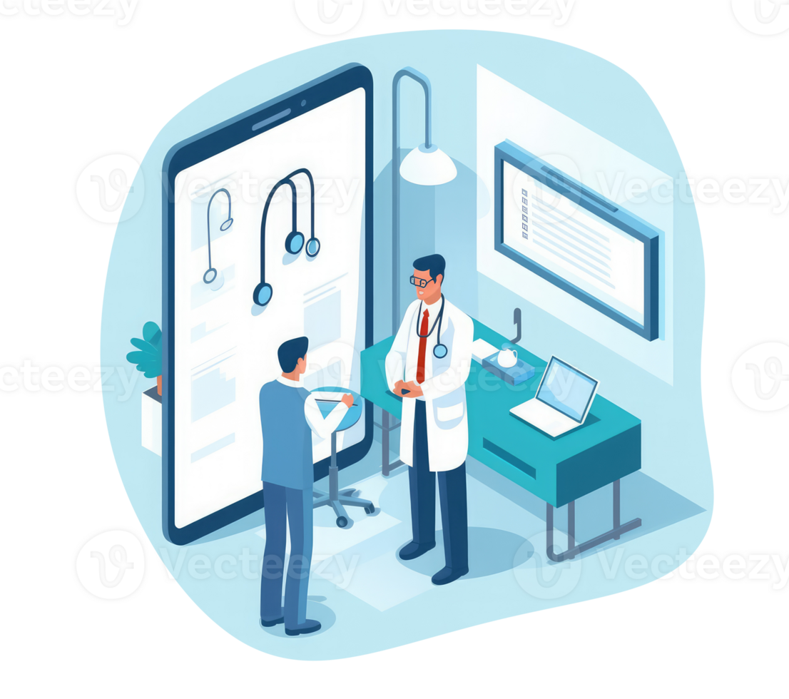 The design involves consultation with a physician . png